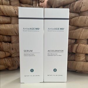 Ante Age MD Hydrating Serum and Accelerator Moisturizer Set